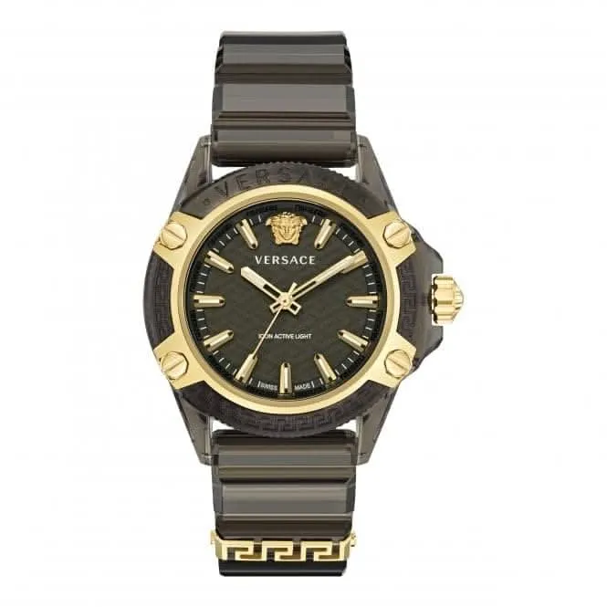 Versace Unisex Icon Active Indiglo Black Watch VE6E00123
