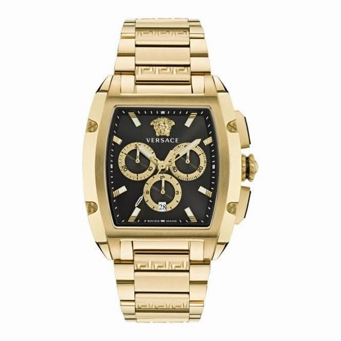 Versace Gents Dominus Gold-Tone Watch VE6H00523