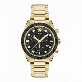 Versace Gents Greca Dome Gold-Tone Watch VE6K00523
