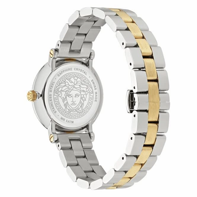 Versace Ladies Coin Edge Stainless Steel Watch VE7F00523