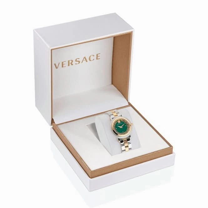 Versace Ladies Coin Edge Stainless Steel Watch VE7F00523
