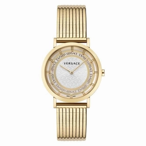 Versace Ladies New Generation Champagne Silver Watch VE3M00522