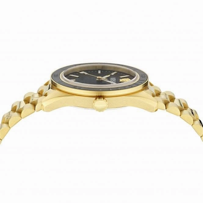 Versace Timeless V Dome Black Sapphire Watch VE8E00624