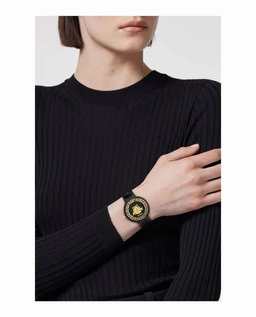 Versace Unisex Iconic Medusa Pop Black Watch VE8J00624