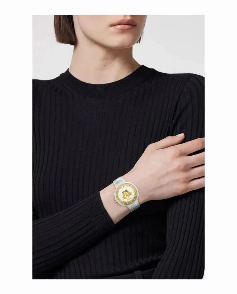 Versace Unisex Iconic Medusa Pop White Watch VE8J00524