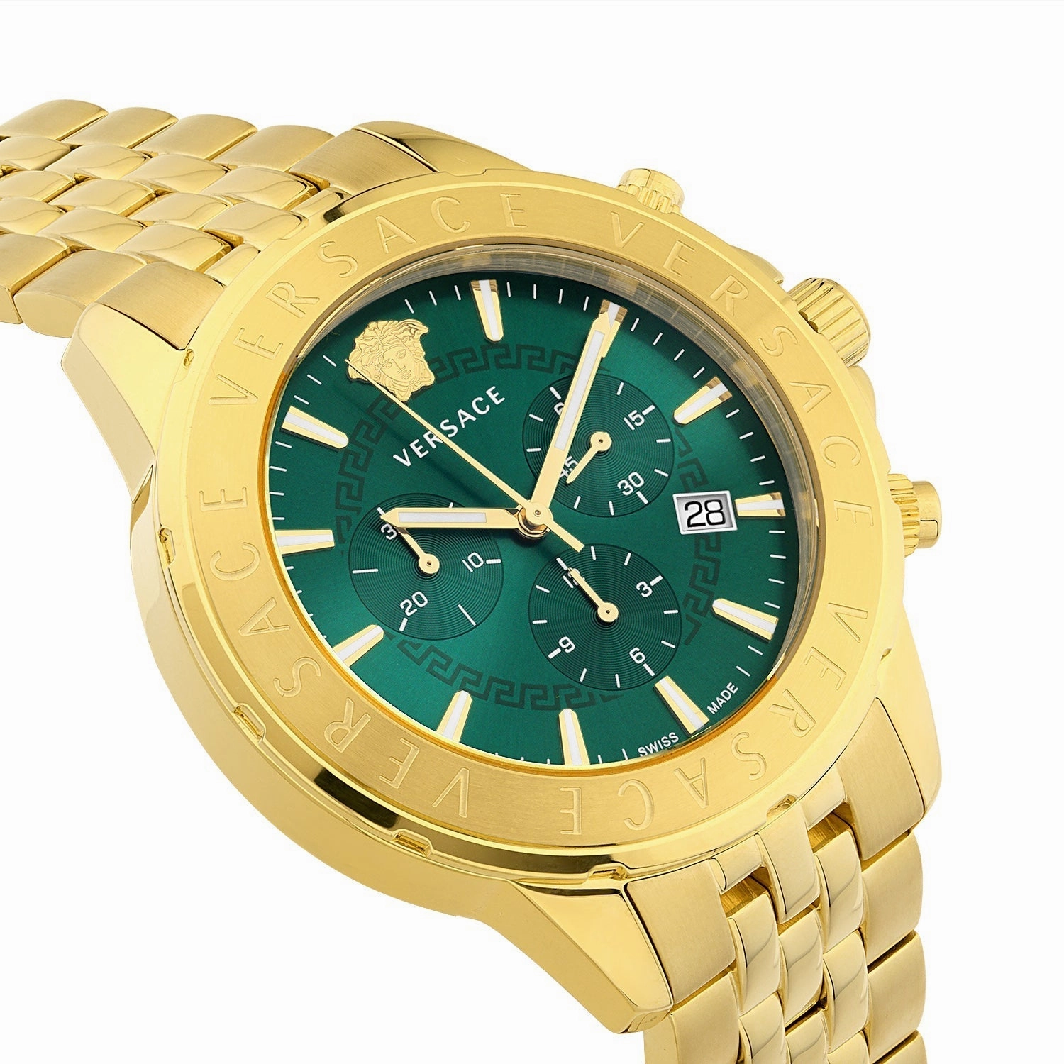 Versace Watches Versace Men's Chrono Signature 44mm Quartz Watch VEV600619