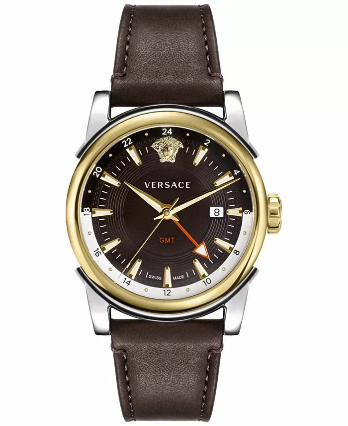 Versace Watches Versace Men's GMT Vintage 42mm Quartz Watch