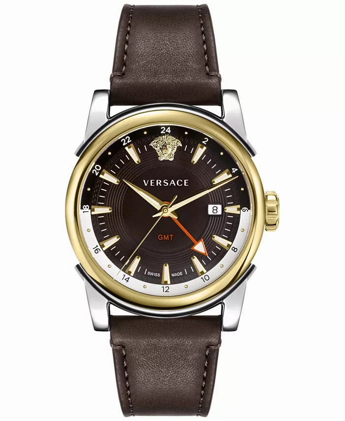 Versace Watches Versace Men's GMT Vintage 42mm Quartz Watch