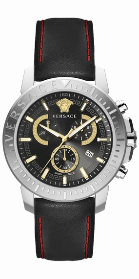 Versace Watches Versace Men's VE2E00121 New Chrono 45mm Quartz Watch