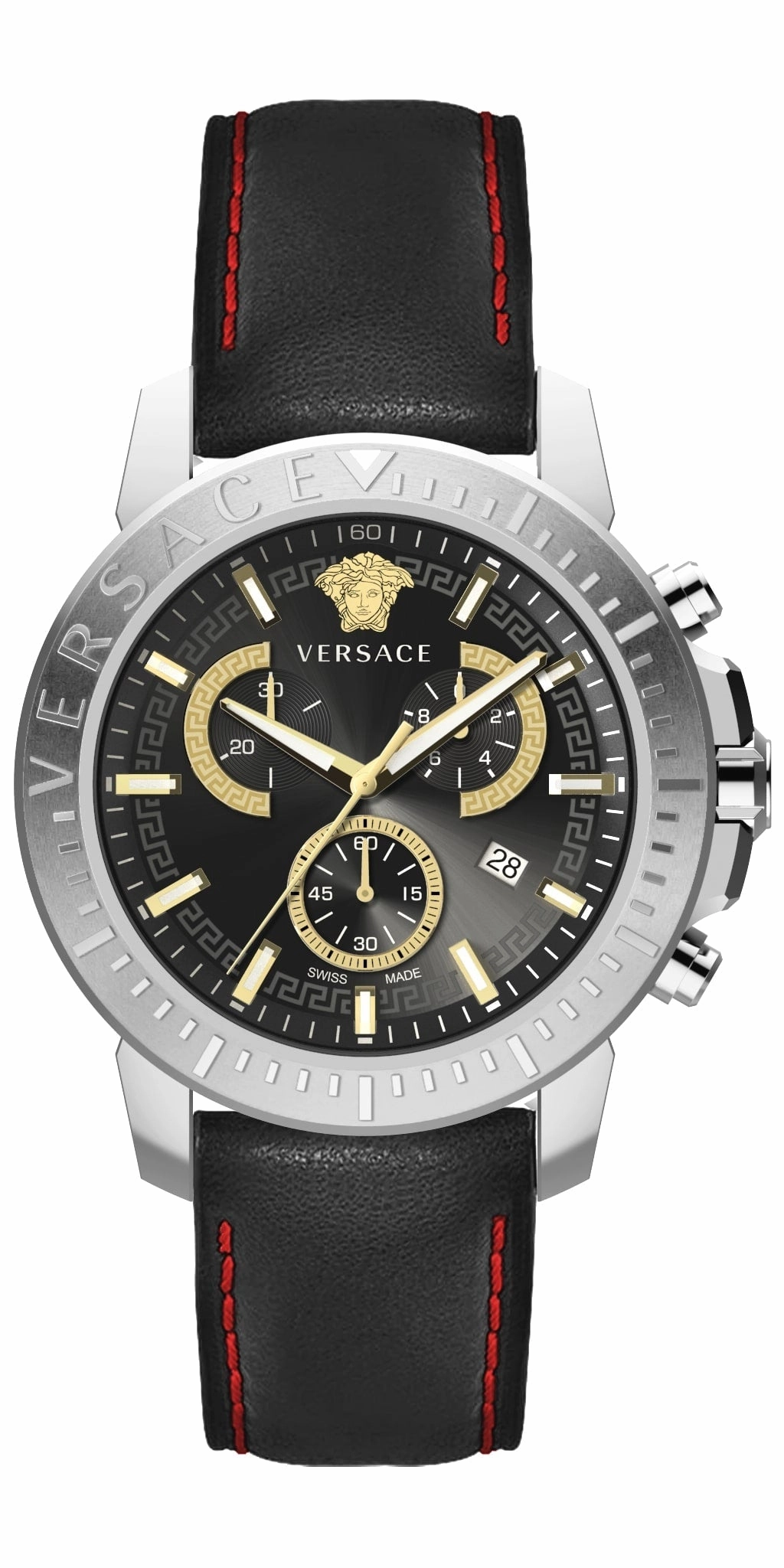 Versace Watches Versace Men's VE2E00121 New Chrono 45mm Quartz Watch