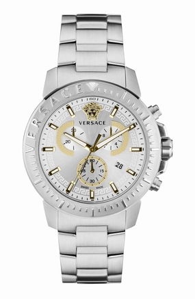 Versace Watches Versace Men's VE2E00321 New Chrono 45mm Quartz Watch