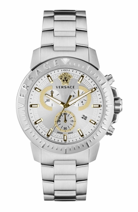 Versace Watches Versace Men's VE2E00321 New Chrono 45mm Quartz Watch