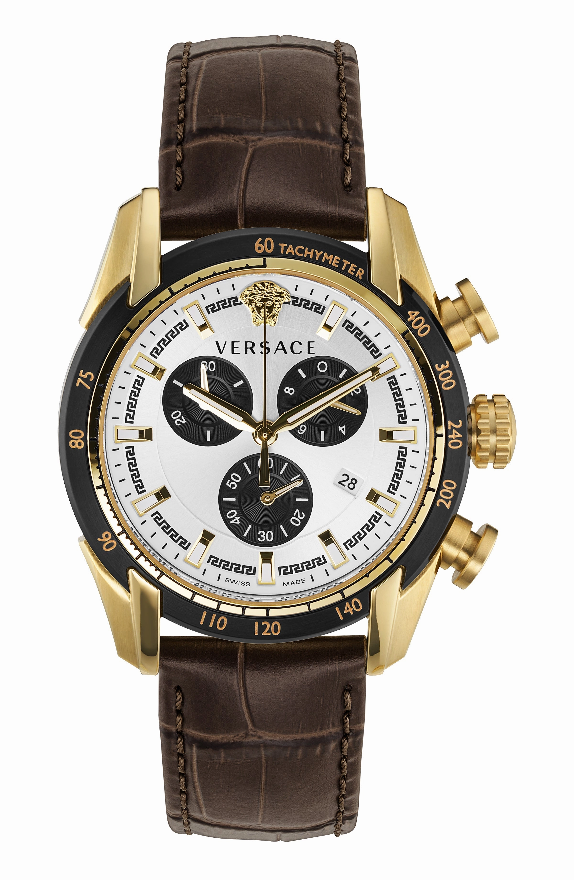 Versace Watches Versace Men's VE2I00221 V-Ray 44mm Quartz Watch