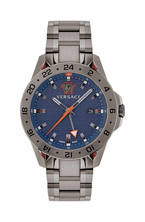Versace Watches Versace Men's VE2W00422 Sport Tech GMT 45mm Quartz Watch