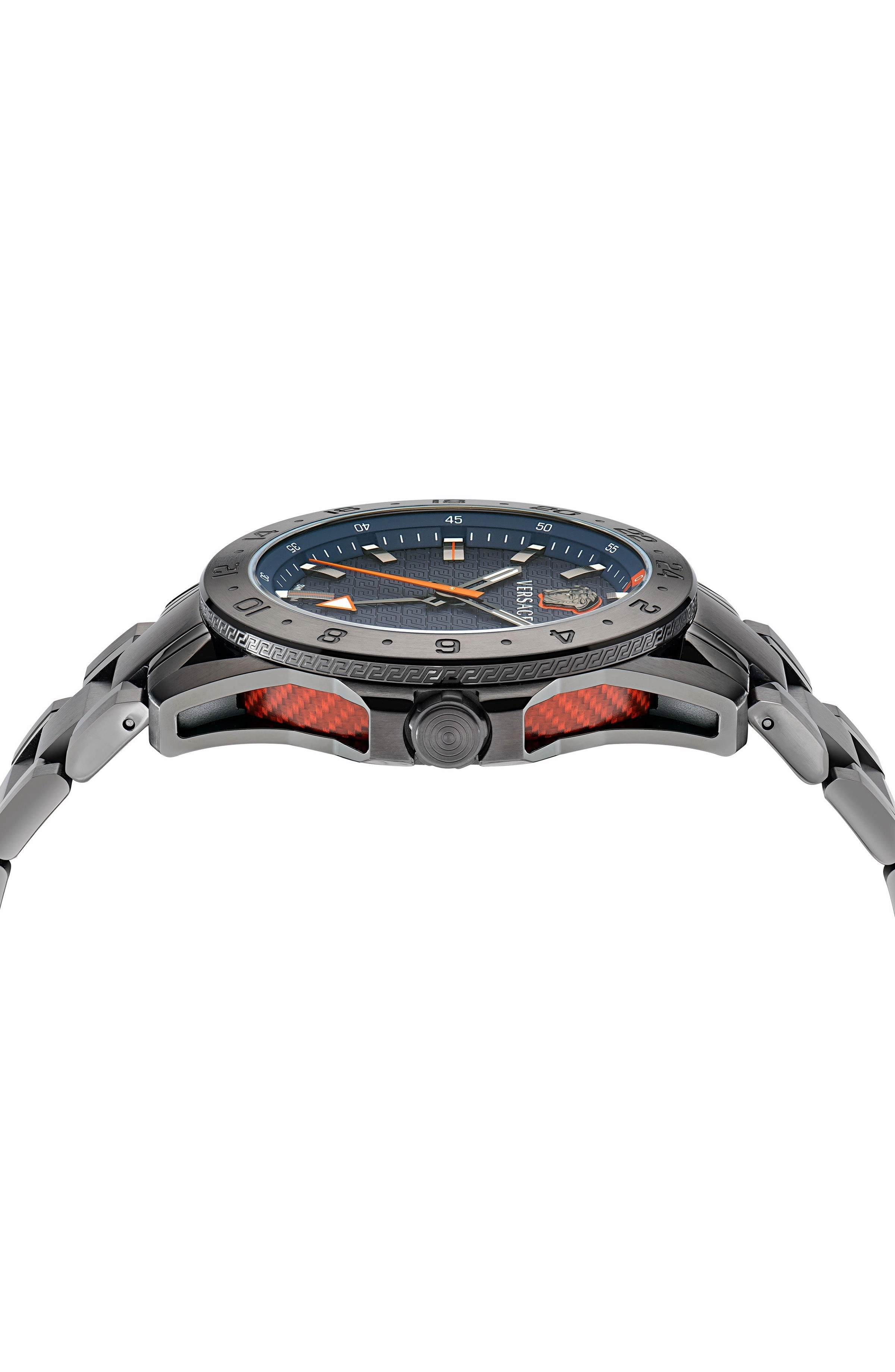 Versace Watches Versace Men's VE2W00422 Sport Tech GMT 45mm Quartz Watch