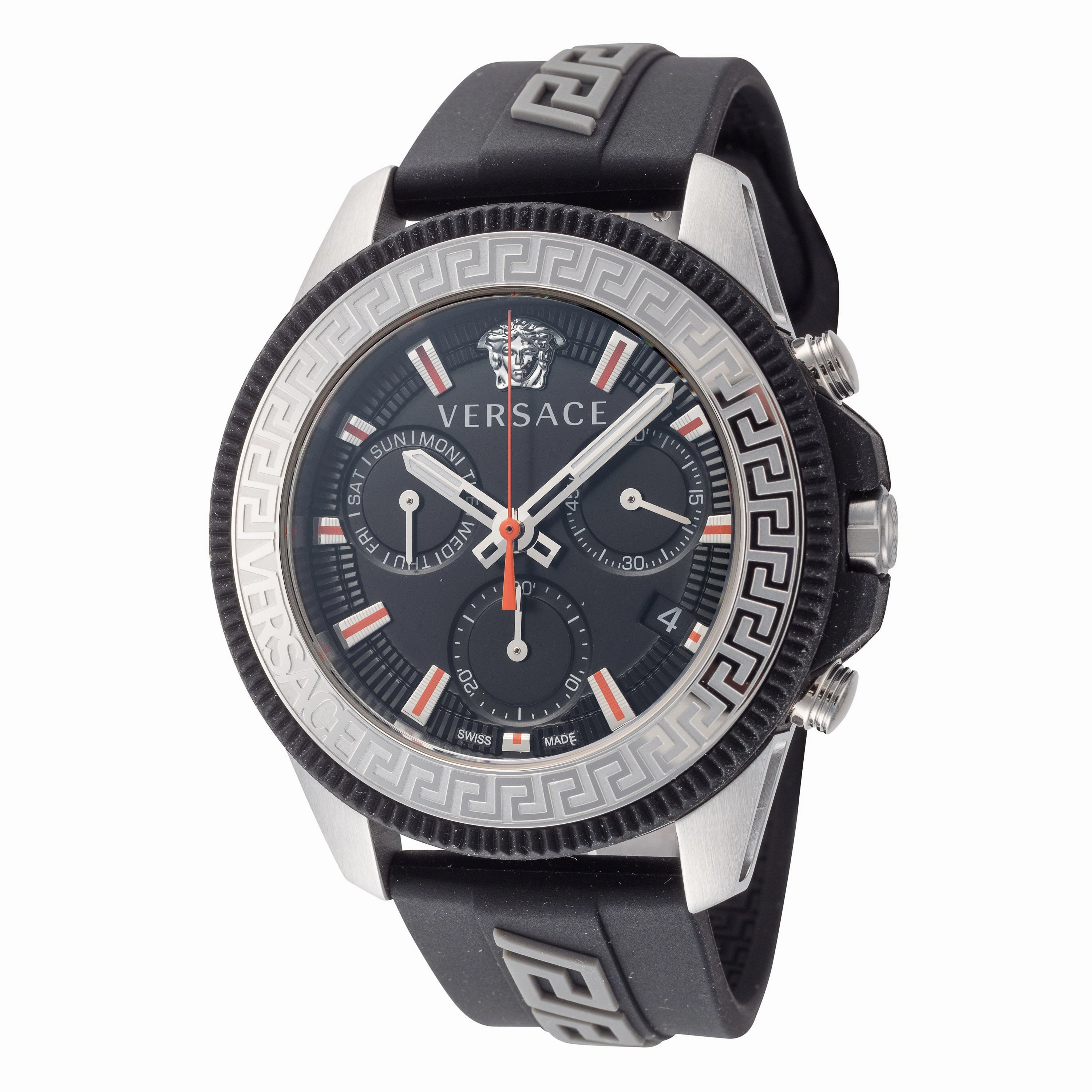 Versace Watches Versace Men's VE3J00222 Greca Action Chrono 45mm Quartz Watch