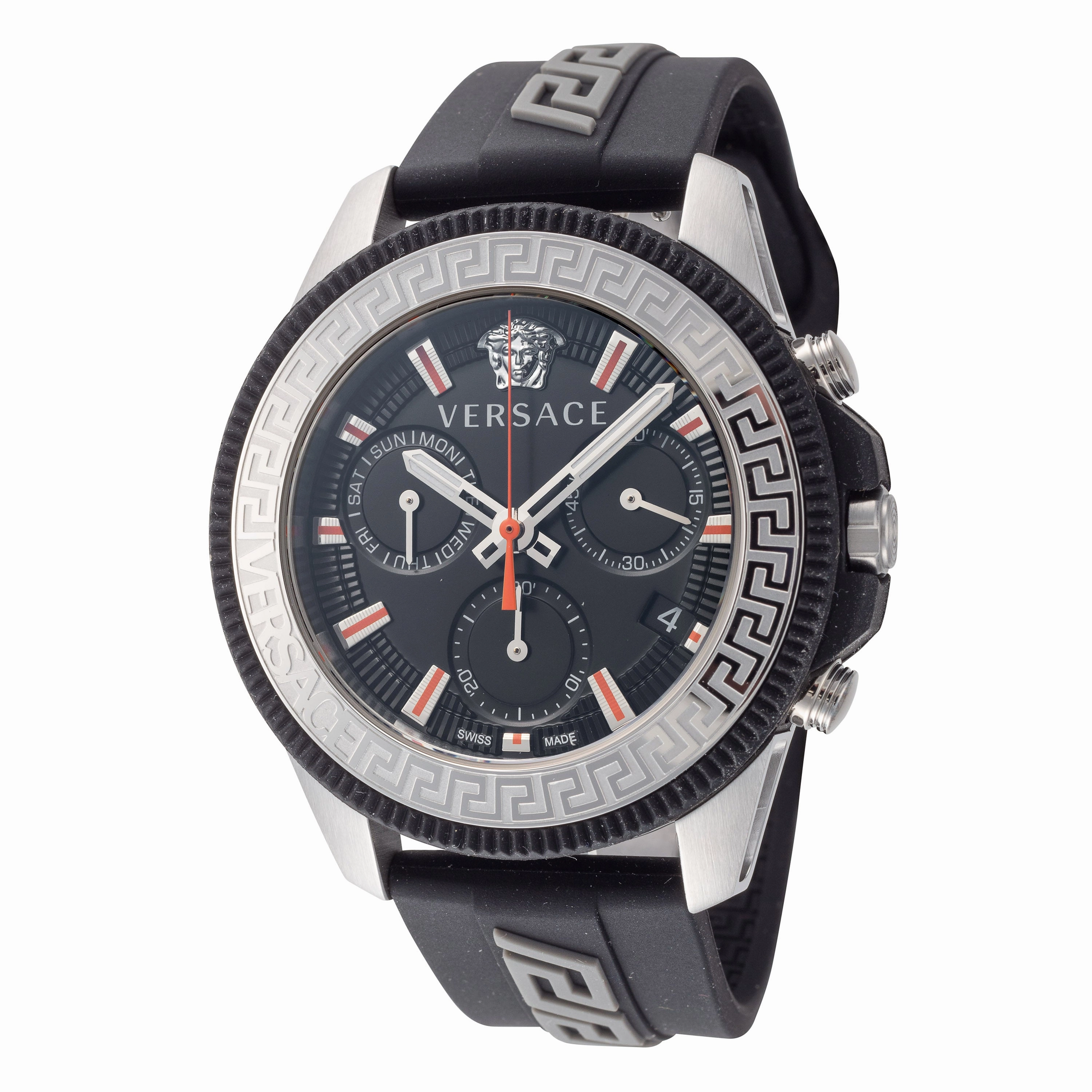 Versace Watches Versace Men's VE3J00222 Greca Action Chrono 45mm Quartz Watch