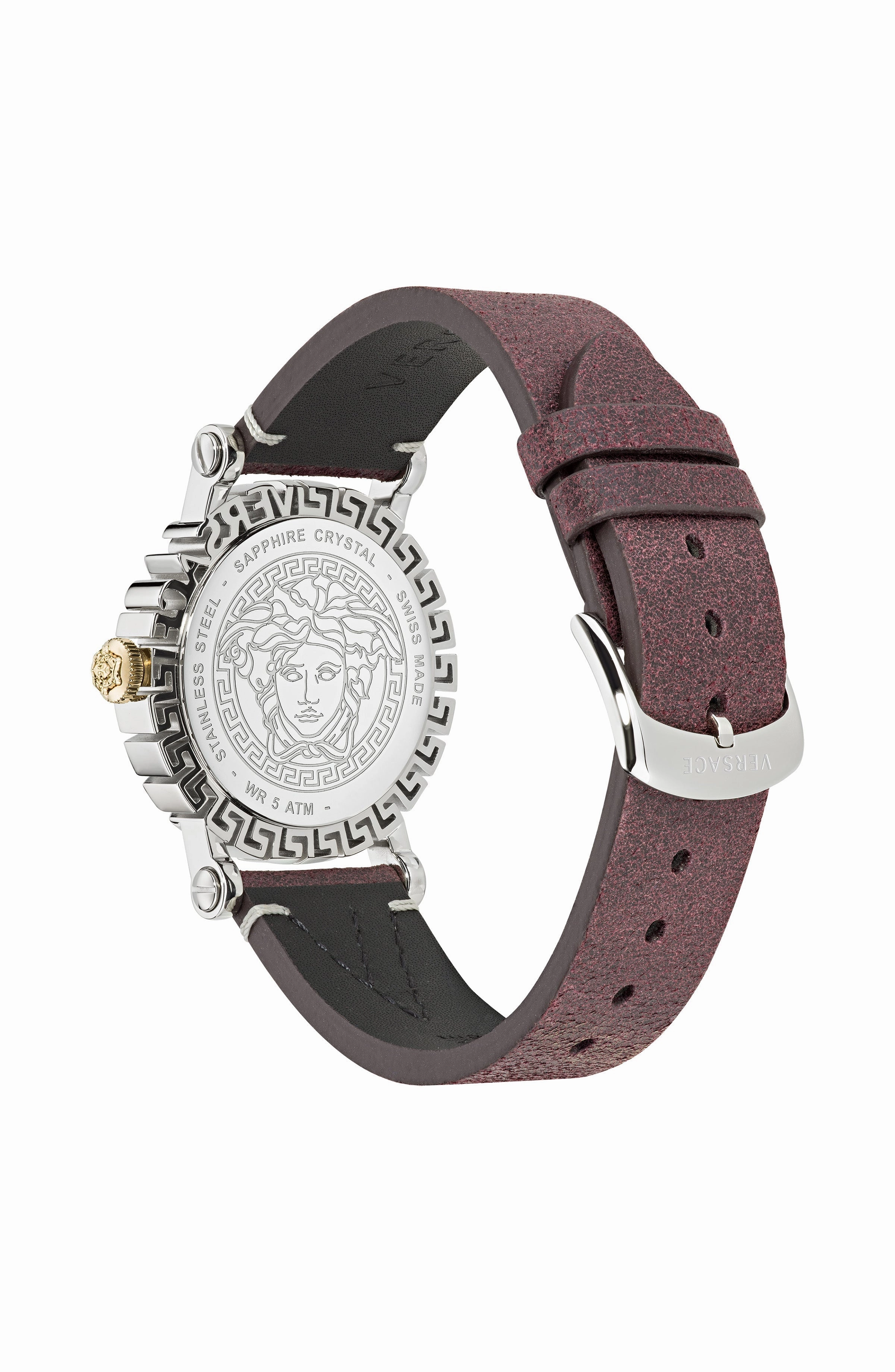 Versace Watches Versace Men's VE6D00123 Greca Glam 40mm Quartz Watch