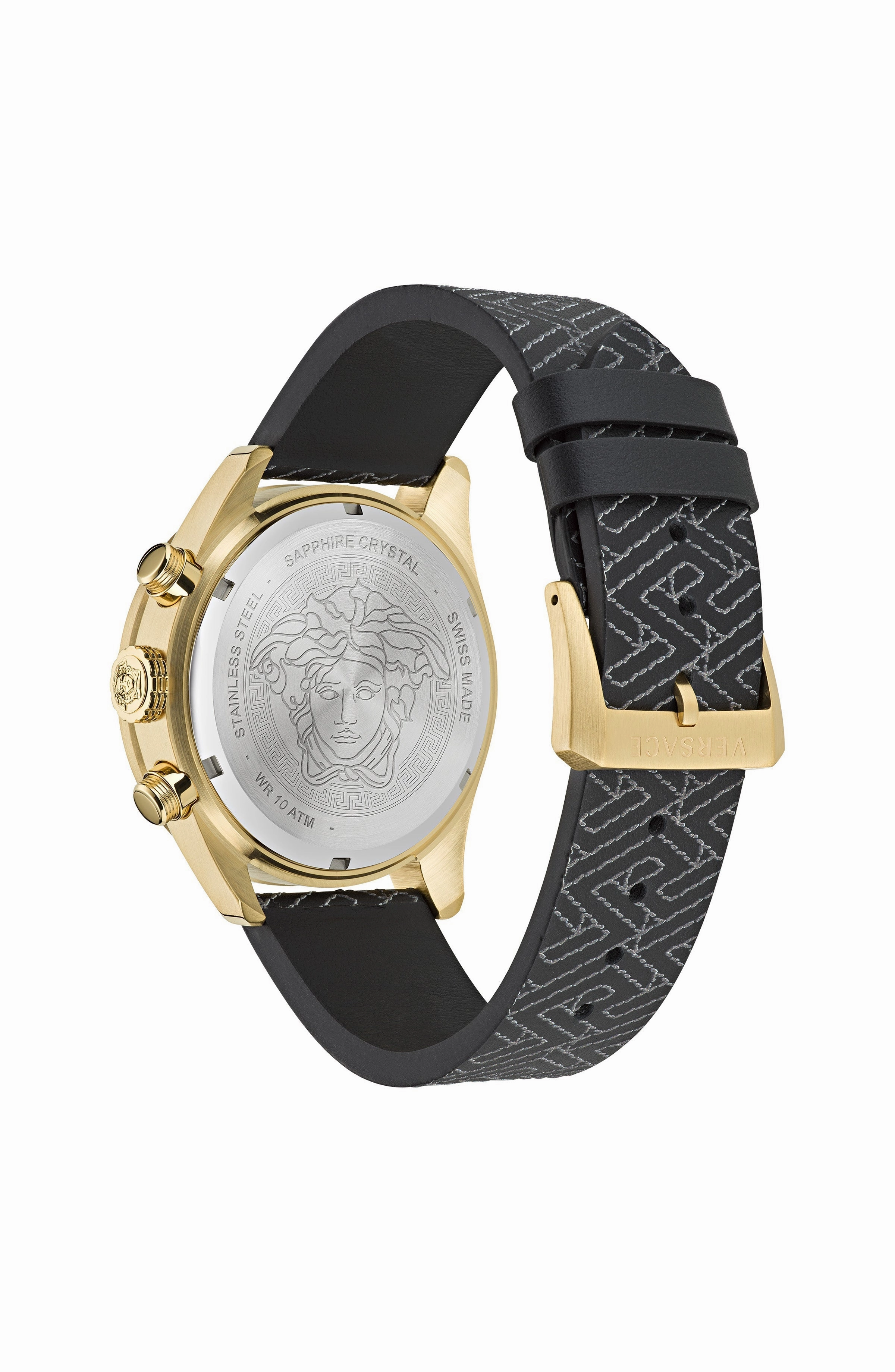 Versace Watches Versace Men's VE6K00123 Greca Dome 43mm Quartz Watch