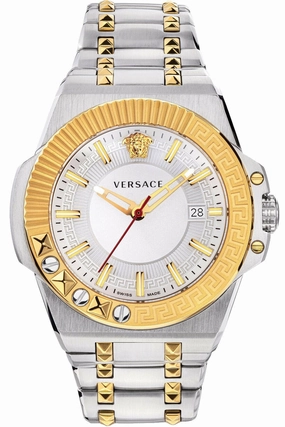 Versace Watches Versace Men's VEDY00519 Chain Reaction 45mm Quartz Watch