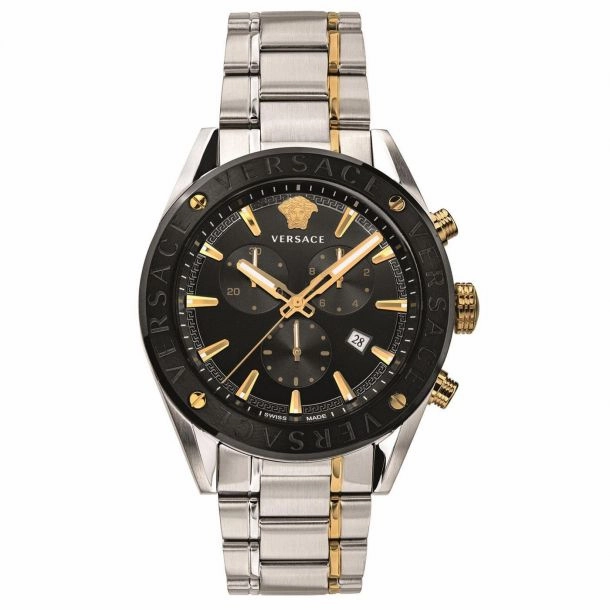 Versace Watches Versace Men's VEHB00619 V-Chrono 44mm Quartz Watch