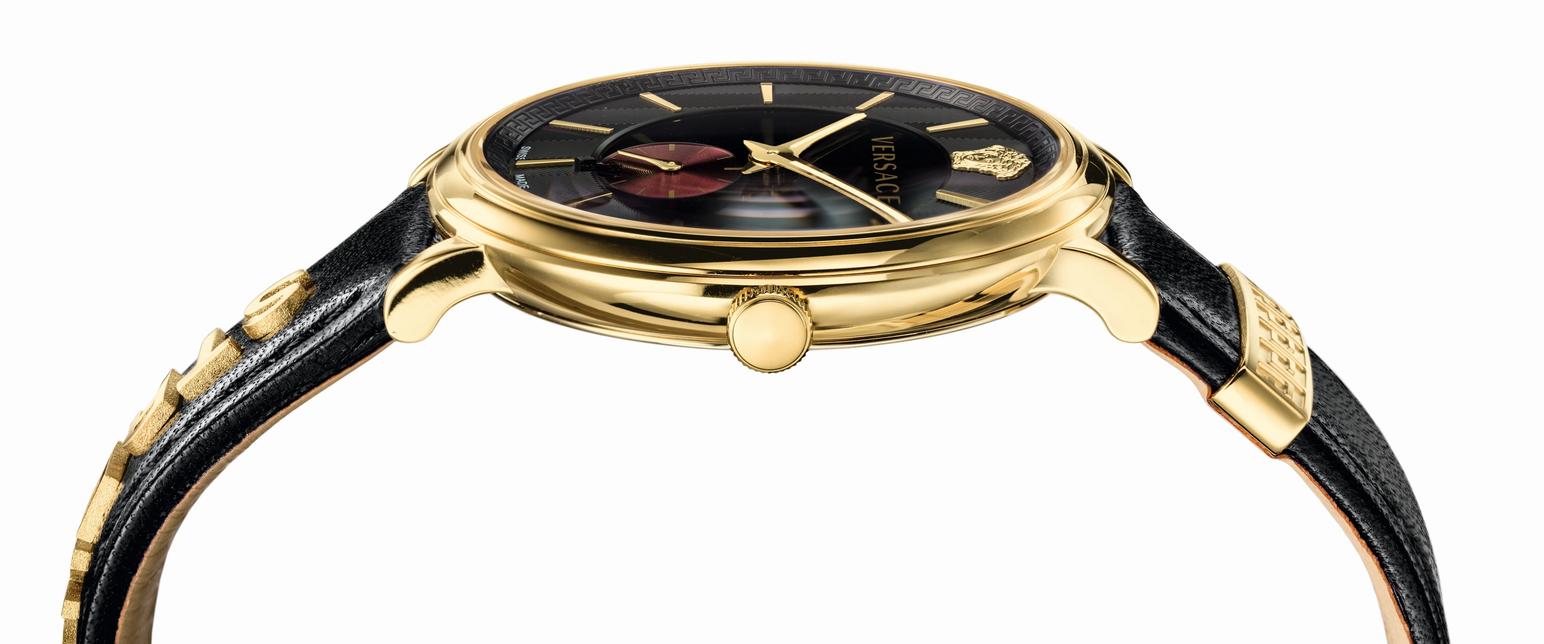Versace Watches Versace Men's Versace V-Circle 42mm Quartz Watch VBQ050017