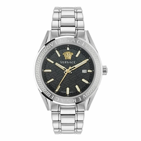 Versace Watches Versace Men's Versace V-Code 42mm Quartz Watch VE6A00323