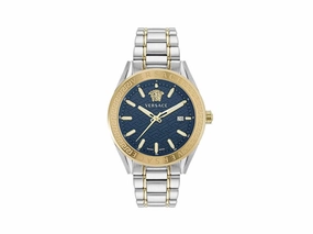 Versace Watches Versace Men's Versace V-Code 42mm Quartz Watch VE6A00523