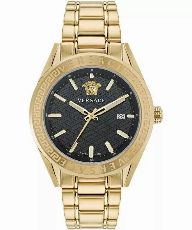 Versace Watches Versace Men's Versace V-Code 42mm Quartz Watch VE6A00623