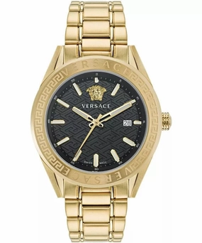 Versace Watches Versace Men's Versace V-Code 42mm Quartz Watch VE6A00623