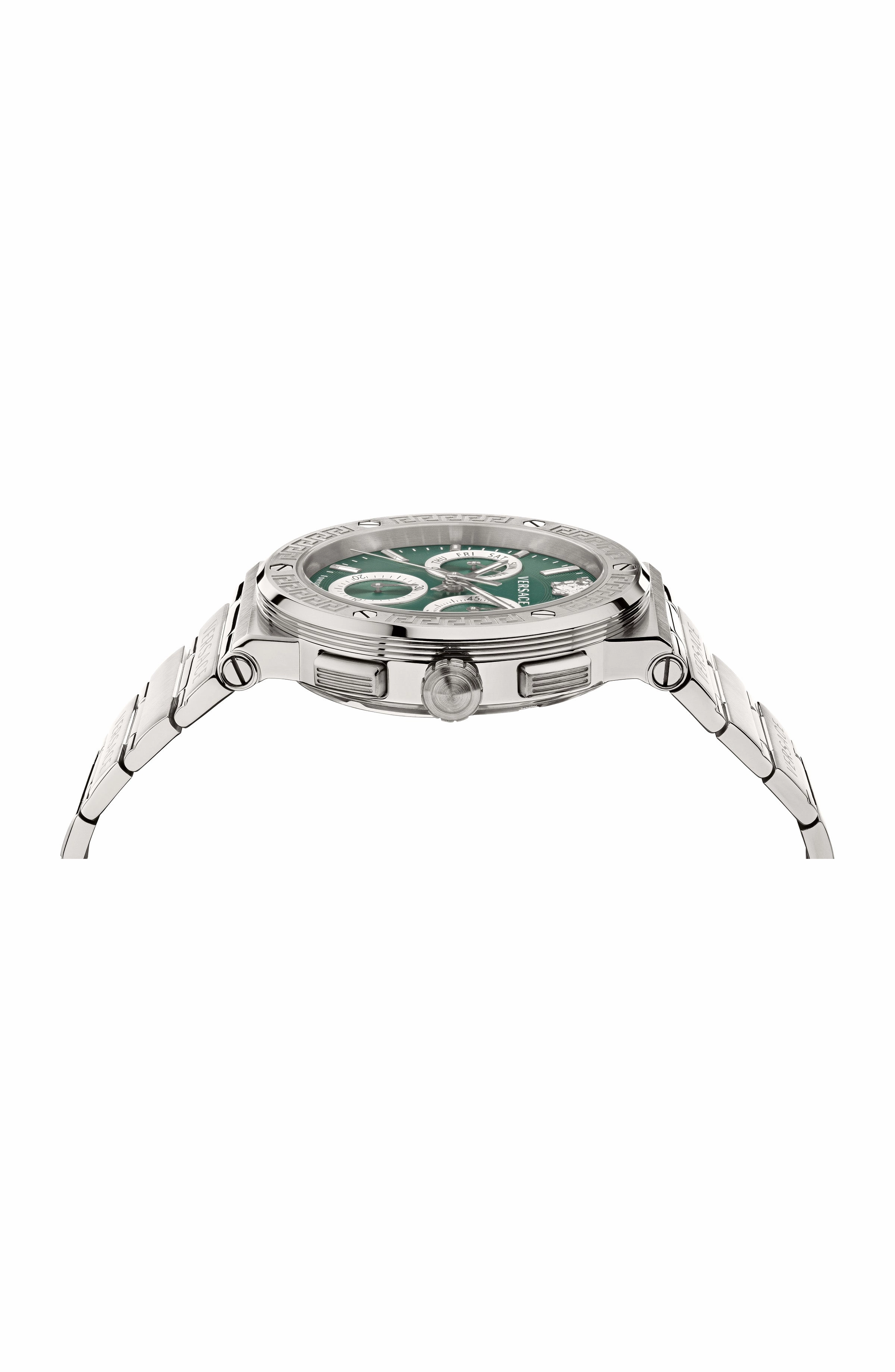 Versace Watches Versace Men's VEZ900121 Greca Logo 43mm Quartz Watch