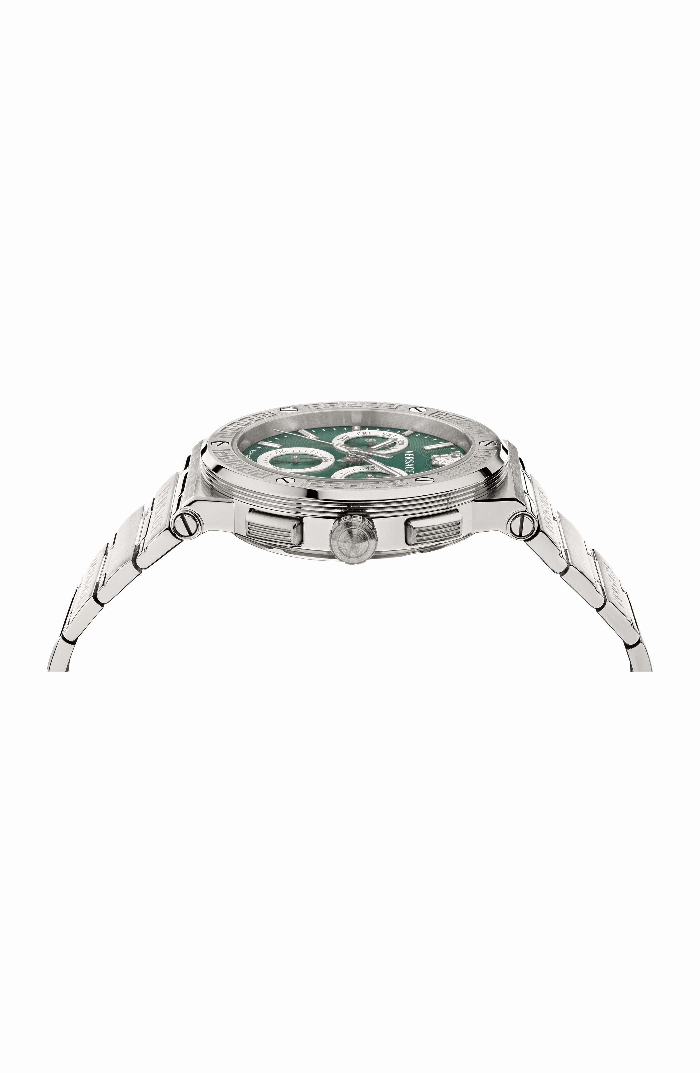 Versace Watches Versace Men's VEZ900121 Greca Logo 43mm Quartz Watch
