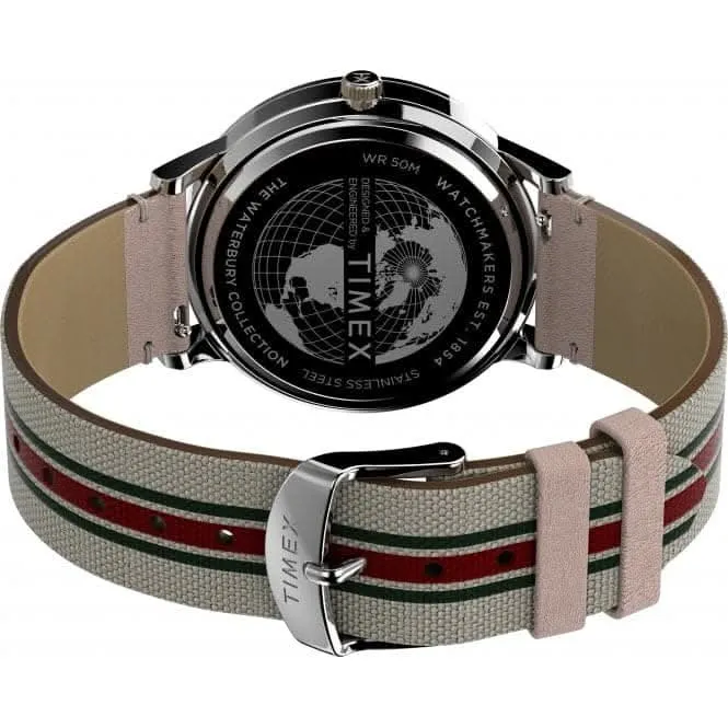 Waterbury Classic Mixed Material Strap Watch TW2V73700