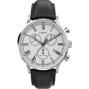 Waterbury Stainless Steel Classic Chronograph Watch TW2U88100