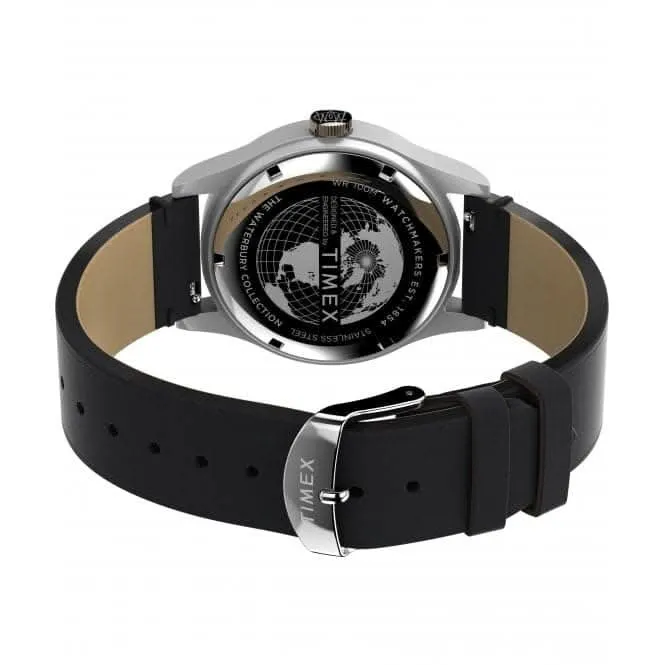 Waterbury Traditional Day Date Leather Strap Watch TW2W14700
