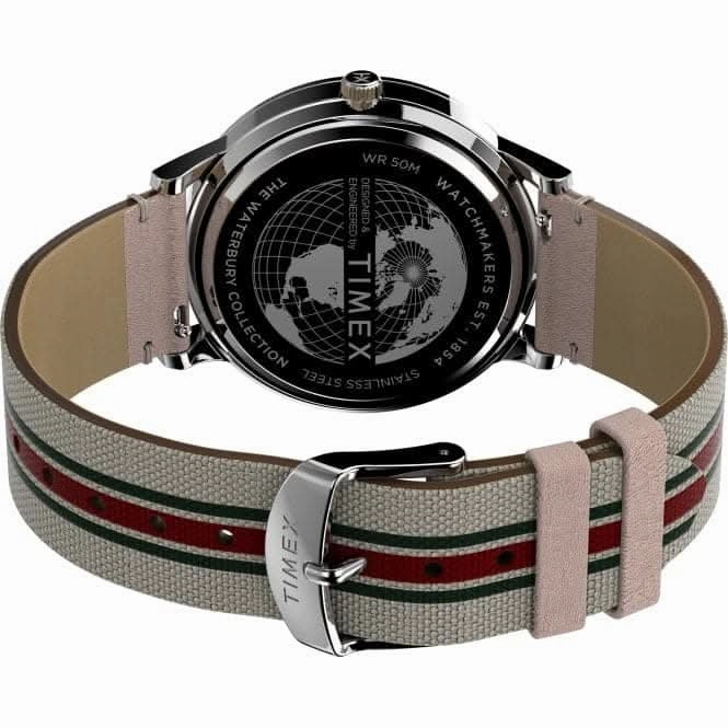 Waterbury Classic Mixed Material Strap Watch TW2V73700