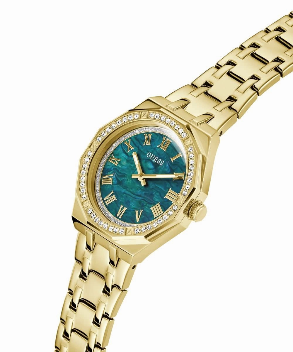 Women's Gold Green Desire Watch GW0770L2
