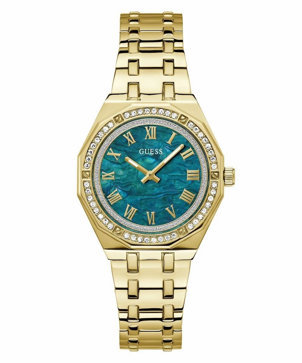 Women's Gold Green Desire Watch GW0770L2