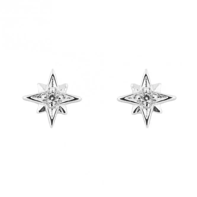 Zirconia Starburst Earrings E6237C Beginnings Jewellery